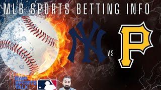 New York Yankees VS Pittsburgh Pirates Free MLB Sports Betting Info 9/27/24