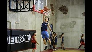 Latihan Top 20 LA Streetball Challenge The World 2019. Raven Shows Off His Hops,