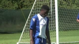 Koby Arthur scores against MK Dons