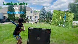 Lumberjacks vs Narwhals | Big Ball + Big bat Game | WR Wiffle Ball 2023