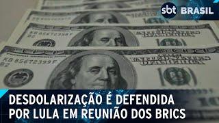 Lula defende moeda alternativa ao dólar para transações entre o Brics | SBT Brasil (23/10/24)