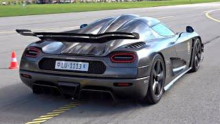 Exposed CARBON Koenigsegg One:1 Start Up & Launch Control Accelerations | *Amazing Sounds*