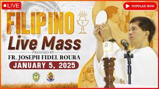 SUNDAY FILIPINO LIVE MASS TODAY ONLINE || JANUARY 5, 2025 || FR. JOSEPH FIDEL ROURA