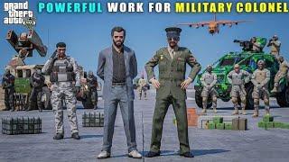 Michael Committed Powerful Work For Military Colonel | Gta V Gameplay