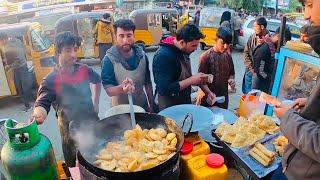 Early morning Street food in Kabul Afghanistan | Breakfast | Subha ka nashta | Samosa | Channa Lobya