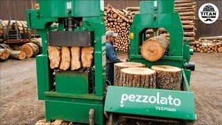 Fastest Automatic Firewood Processing Machine | Homemade Modern Wood Cutting Chainsaw Machines #15