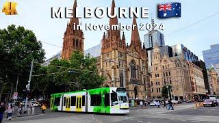 Exploring Melbourne Australia in November 2024 4K Video