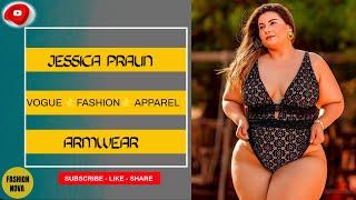 JESSICA PRAUN  CURVY BEAUTIFUL PLUS SIZE MODEL FASHION WIKI BIO FACTS TREND   ARMWEAR