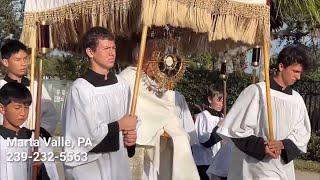 Ave Maria, FL | Eucharistic Procession | December 2024 | Ave Maria Parish