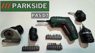 PARKSIDE PAS D7 RECHARGEABLE SCREWDRIVER