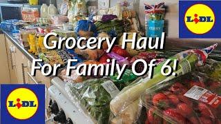 Food Grocery haul  Budget Friendly Family Of 6  UK Mum 