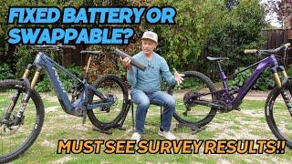 Fixed or Swappable Emtb Battery - shocking survey results - 10 reasons to go swapped