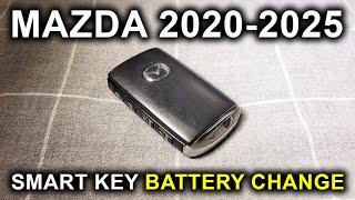 2020-2025 Mazda Smart Key Fob Battery Replacement. CX3, CX30, CX5, CX50, CX70, CX9, CX90, MX5.