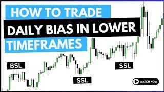 How To Trade Daily Bias in Lower Timeframes for High Win-Rate Risk-Reward
