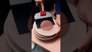 Scraping Clean Pottery Throwing Batts #satisfying