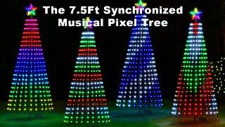 The 7 1/2' Synchronized Musical Pixel Tree