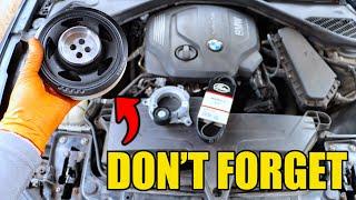BMW B37 / B47 CRANKSHAFT PULLEY & TENSIONER REPLACEMENT