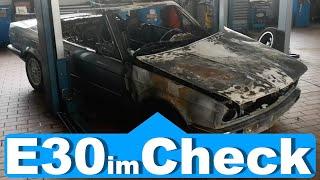 BMW E30 320iC Brand im Motorraum - Was lassen die Flammen übrig ?