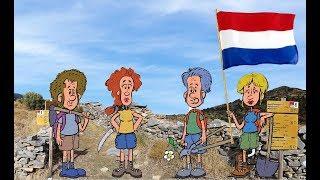 Dutch volunteers maintain the paths of Andros