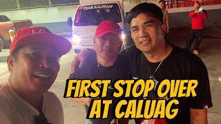 FIRST STOP OVER AT CALUAG | ROEL OF MALALAG | VAL SANTOS MATUBANG