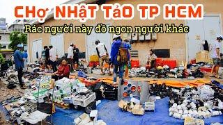 Chợ ve chai nhật tảo, rác sài gòn - săn đồ ve chai cuối tuần