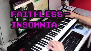 Faithless - Insomnia cover (live looping Roland FA06) 400subs!