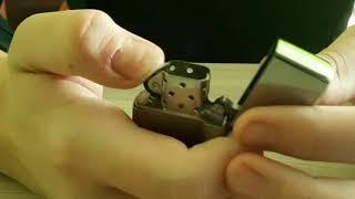 Как менять высоту пламени на зажигалке Zippo