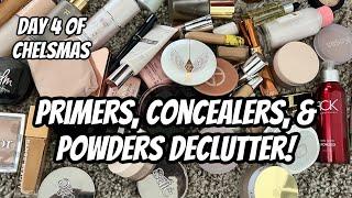 PRIMERS, CONCEALERS, & POWDERS DECLUTTER! | Decluttering HUNDREDS of Products!