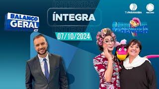  BALANÇO GERAL TARDE E A HORA DA VENENOSA MINAS | 07/10/2024 | TV PARANAÍBA AFILIADA RECORD