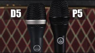 AKG D5 vs AKG P5 (electric guitar) (pt.1)