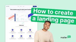 How to Create Landing Pages That Convert - MailerLite tutorial