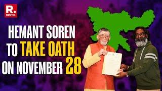 Hemant Soren Set to Take Oath as Jharkhand CM on November 28 | Jharkhand Assembly Election Result