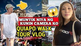 Dito sa Quiapo, MAG-INGAT! Po tayo sa Taong Ito. balak HABLUTIN! Camera ko Diko na naituloy magvlog