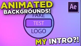 ANIMATED BACKGROUNDS In After Effects Tutorial!