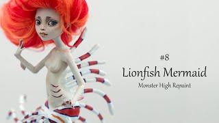 Lionfish Mermaid - Exotic Underwater Beauty OOAK Monster High Repaint