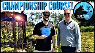 The Ontario Provincial Disc Golf Championships Course: Playing Wolf Tracks at Bondi