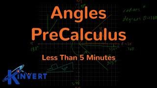 Intro to Angles in PreCalculus | Kinvert