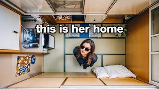 She Lives in a $46/Day Micro Apartment in Japan