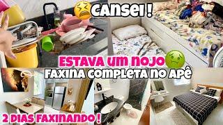 CANSEI ! 3 DIAS SEM LIMPAR CASA  | ESTAVA UM NOJOO  | DEI UMA LIMPEZA GERAL NO APÊ!