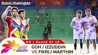 Goh Sze Fei/Nur Izzuddin vs Muhammad Shohibul Fikri/Daniel Marthin | R16 - Hong Kong Open 2024