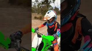 Klx110 kick off #dirtbike #mx #mxseries #bike #trail