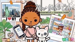 NYC Life!  Touring My Apartment, City, Exploring Central Park | Toca Boca Roleplay ️