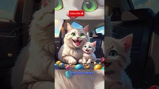 The Great Forest Chase Monster vs Kitten #cat #cute #kitten #cutecat #aicat