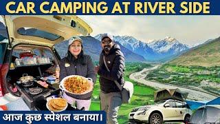 EP-12-जिंदगी भर याद रहेगी आज की कैंपिंगCAR CAMPING IN SURU VALLEY | zanskar road trip in CAMPERVAN