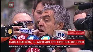 Allanamientos: Dalbón (Abogado) desde el domicilio de la expresidenta