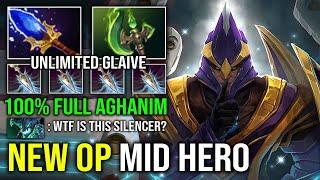 NEW OP MID HERO Parasma 100% Full Aghanim Unlimited Glaive Max INT Hit Like a Truck Silencer Dota 2