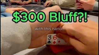 HUGE BLUFF with 63o Gone Wrong. | Poker Vlog 10