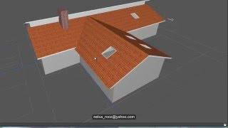 DiaLux evo - How to create a complicated roof