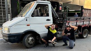 OLHA O QUE ACONTECEU COM O CAMINHÃO DO PASSAROTE AMORTECEDOR RECUPERADO IVECO DAILY 3510