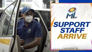 Support staff arrive at the Team Hotel | Mumbai Indians